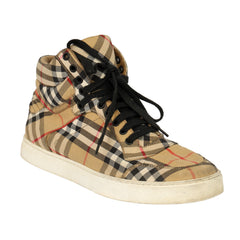 Burberry Size: EU 43 Classic Canvas High Top Sneakers