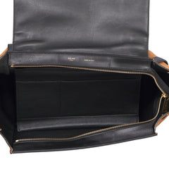 CELINE TRAPEZE MEDIUM PYTHON LEATHER HANDBAG