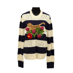 Gucci Size: S Lunar New Year Embroidered Wool Sweater