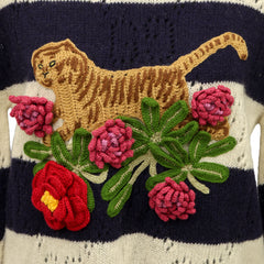 Gucci Size: S Lunar New Year Embroidered Wool Sweater