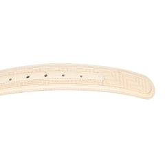 VERSACE SIZE 90 CM/ 36 INCHES GOLD-TONE BUCKLE BELT