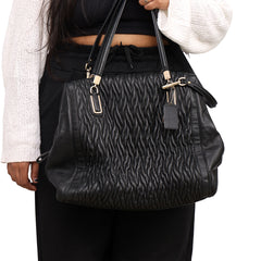 COACH MADISON GATHERED TWIST SATCHEL BAG