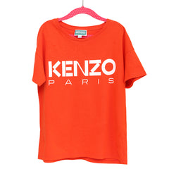 KENZO SIZE 9- 10 YEARS KIDS KENZO LOGO PRINTED T-SHIRT