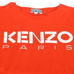 KENZO SIZE 9- 10 YEARS KIDS KENZO LOGO PRINTED T-SHIRT