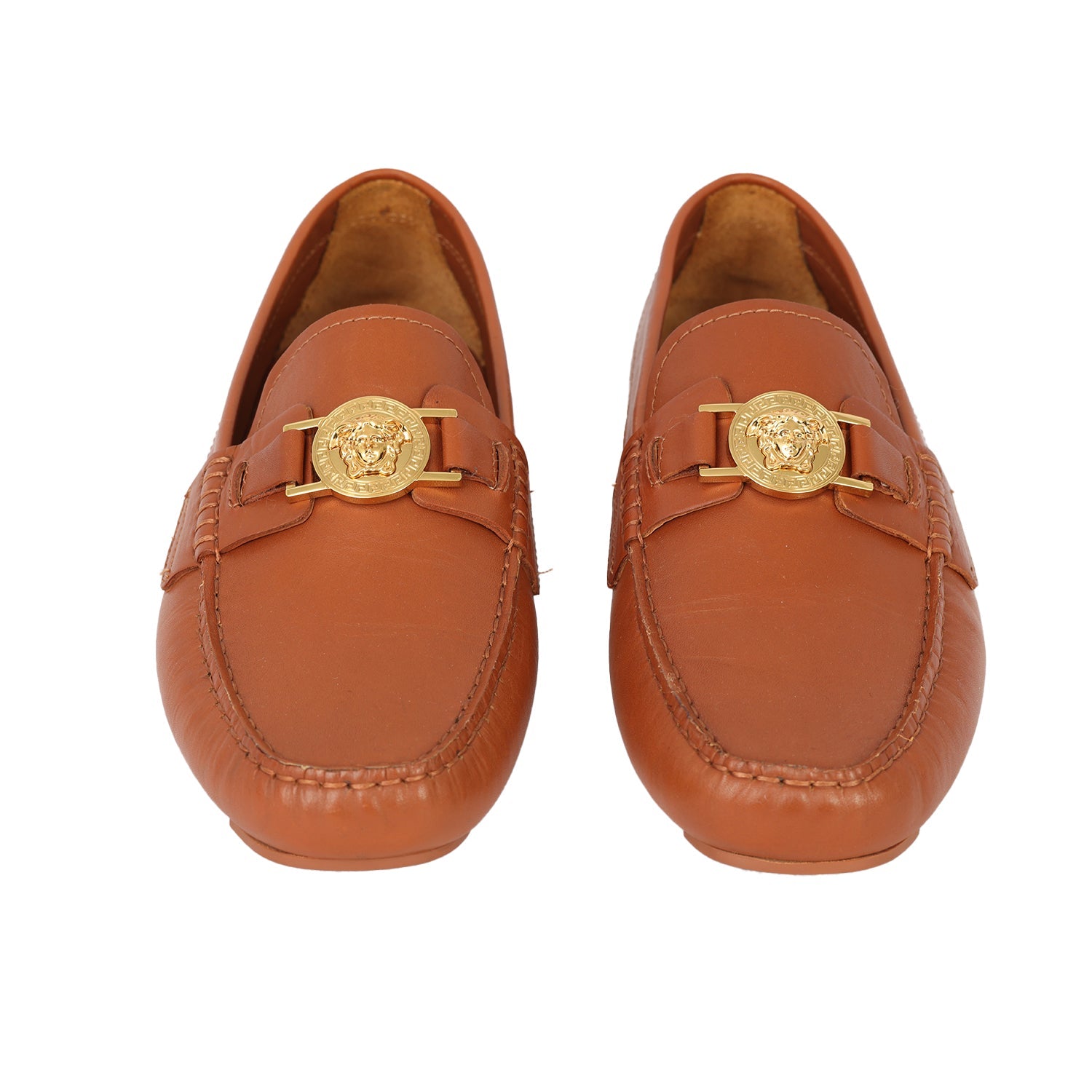 VERSACE EU:40 MEDUSA CAR SHOES LOAFERS 