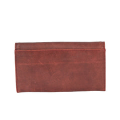 GIVENCHY 4G LOGO RED LONG LEATHER WALLET 