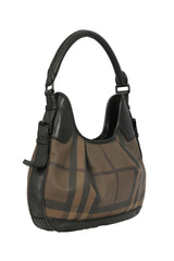 Burberry Smoked Check Brooklyn Bag