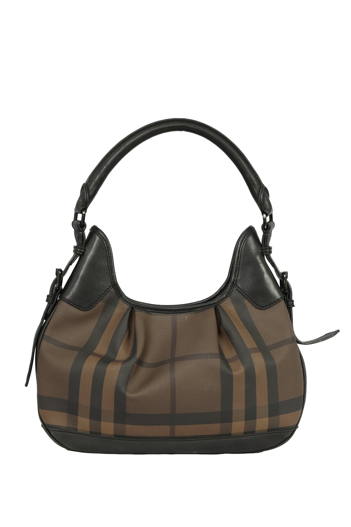 Burberry Smoked Check Brooklyn Bag