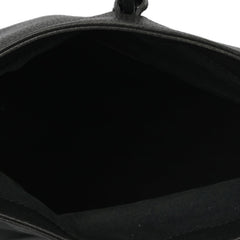 BURBERRY BLACK PEBBLED LEATHER HORN TOGGLE SHOULDER BAG 