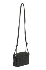 Bottega Veneta Black Mini Loop Camera Bag
