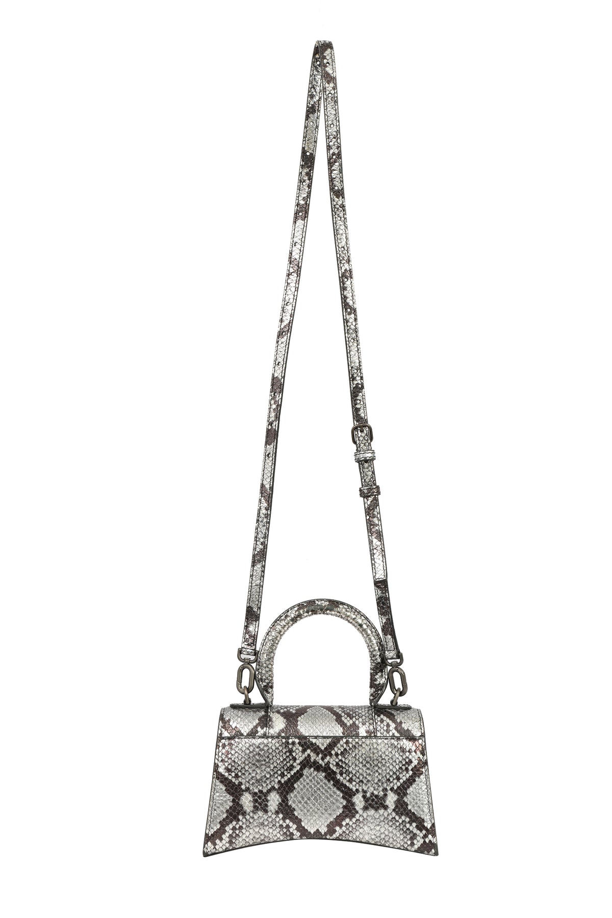 Balenciaga Python Effect Hourglass Bag