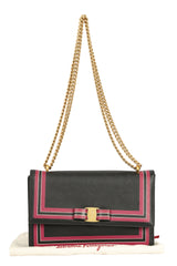 Salvatore Ferragamo Black Vara Bow Convertible Bag