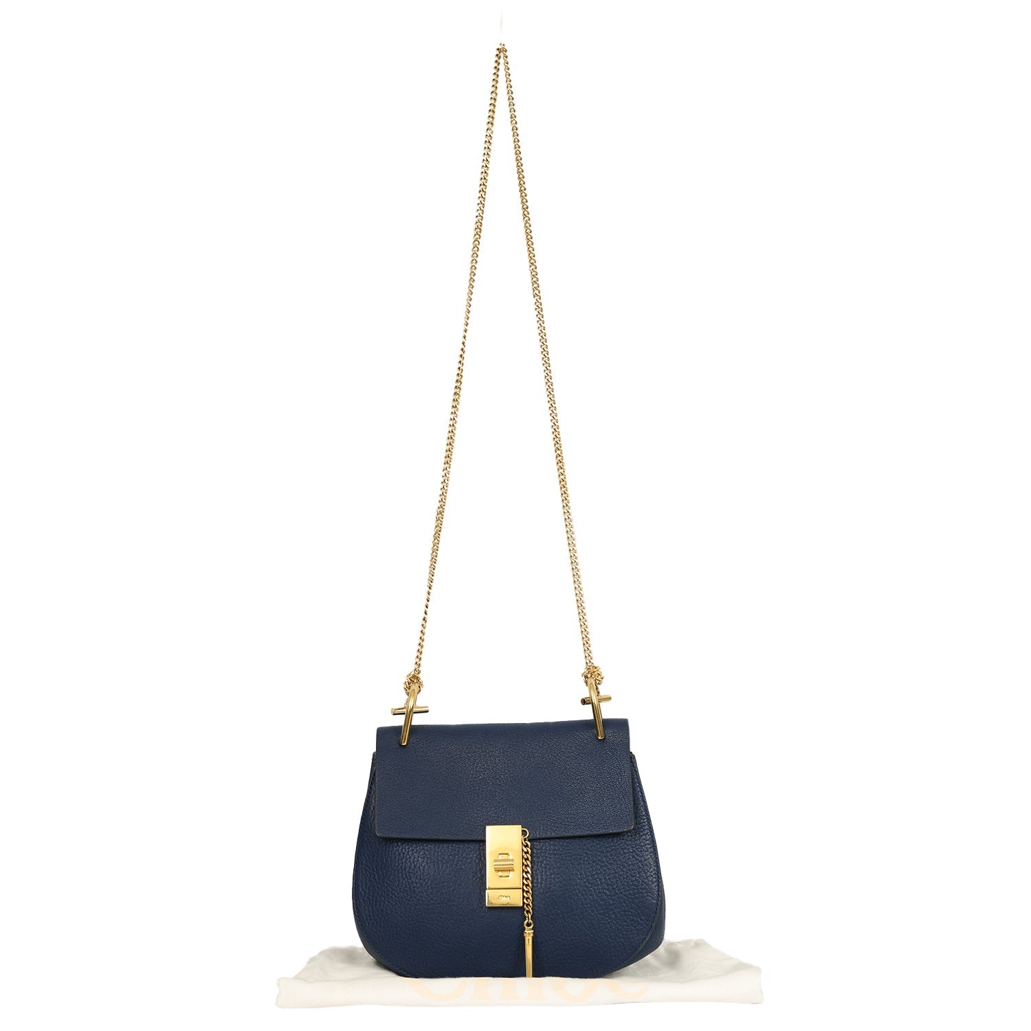 CHLOE DREW LEATHER SHOULDER BAG 