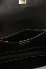 Salvatore Ferragamo Black Vara Bow Convertible Bag