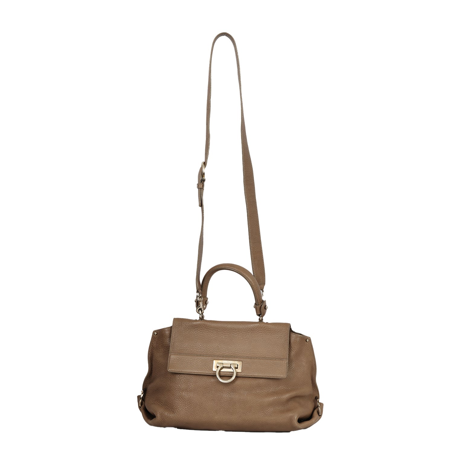 SALVATORE FERRAGAMO GANCINI SOFIA HANDBAG 