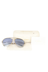 Chloe Aviator Blue Sunglasses
