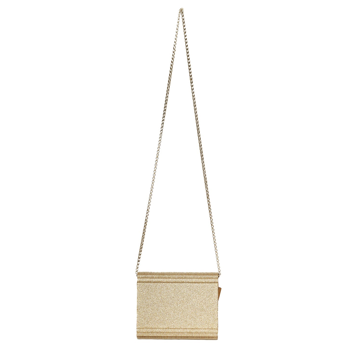 JIMMY CHOO GOLD CANDY CLUTCH 