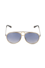 Chloe Aviator Blue Sunglasses