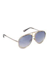 Chloe Aviator Blue Sunglasses