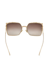 Fendi Square Pearl Sunglasses