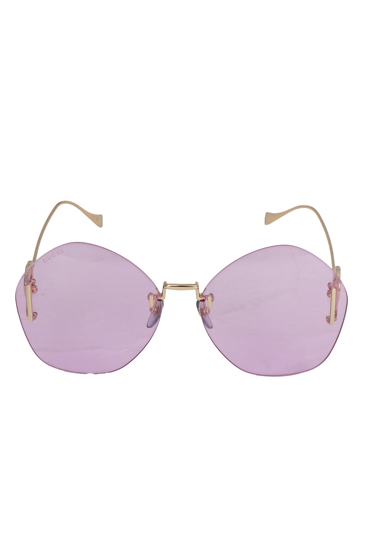 Gucci Gg1203S Rimless Violet Sunglasses