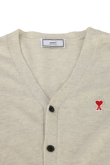 Ami Size:L De CoEUr Wool Beige Cardigan