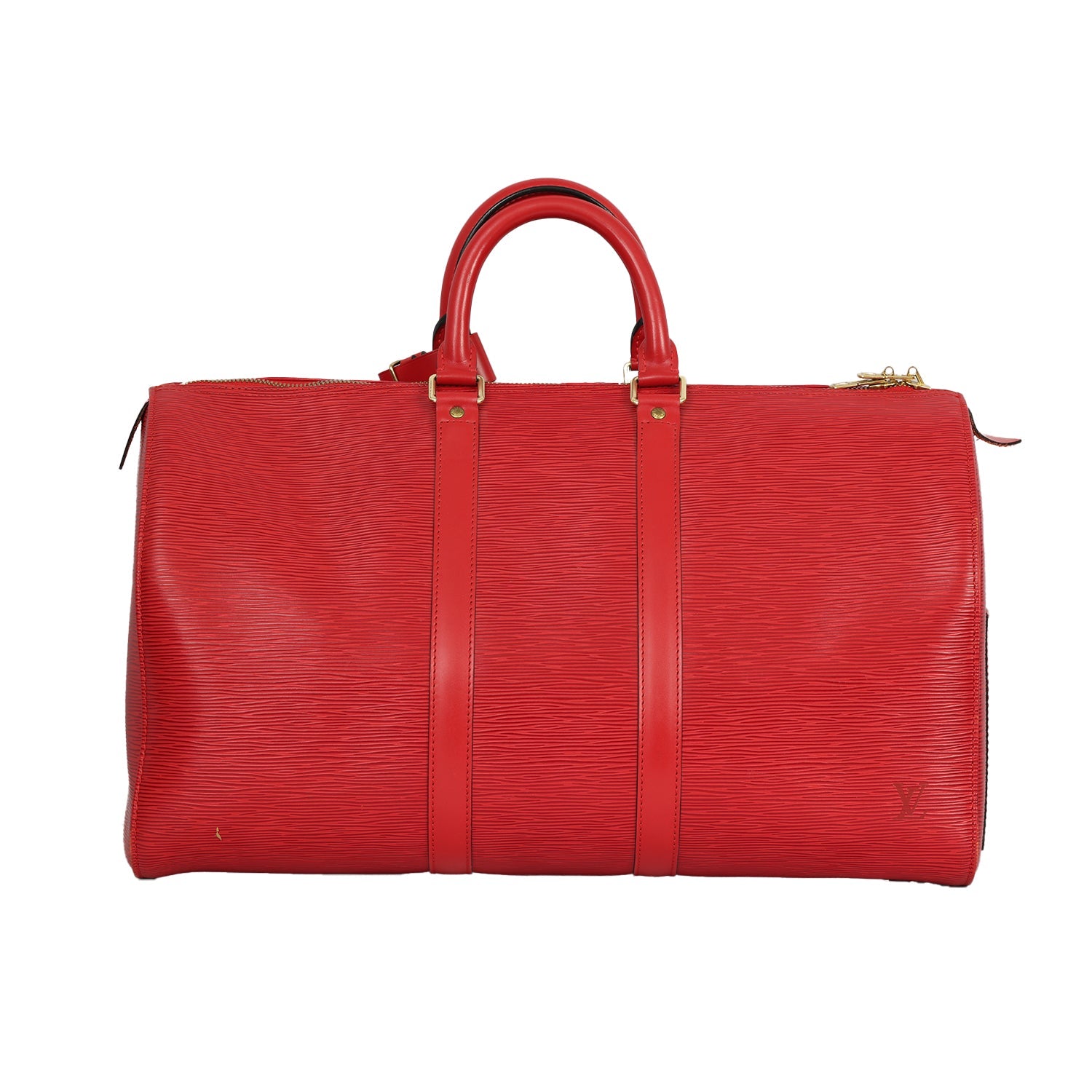 LOUIS VUITTON KEEPALL 50 EPI LEATHER BAG 
