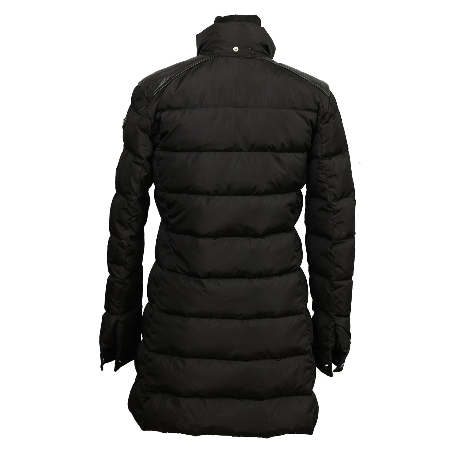 PRADA SIZE:40/S BLACK PUFFER JACKET 