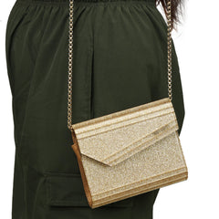 JIMMY CHOO GOLD CANDY CLUTCH 