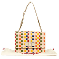 SALVATORE FERRAGAMO VIVA BOW SHOULDER BAG