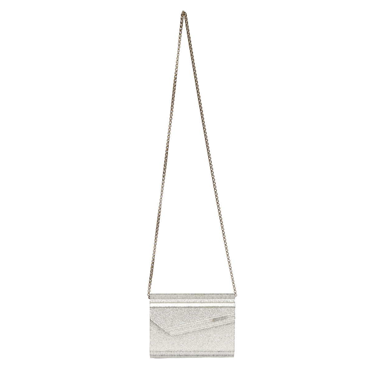 JIMMY CHOO SILVER CANDY CLUTCH