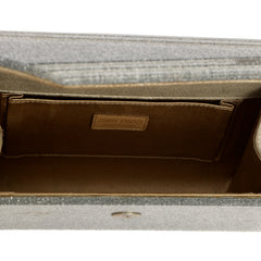 JIMMY CHOO SILVER CANDY CLUTCH