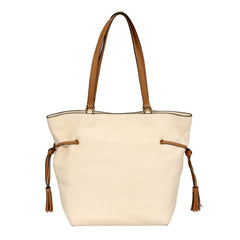 COACH ANDY DEBOSSED HORSE AND CARRIAGE LOGO TOTE BAG