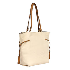 COACH ANDY DEBOSSED HORSE AND CARRIAGE LOGO TOTE BAG