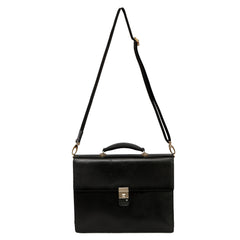 MONT BLANC MEISTERSTUCK SILVER-PLATED LATCH BRIEFCASE