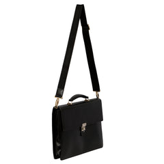 MONT BLANC MEISTERSTUCK SILVER-PLATED LATCH BRIEFCASE