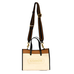 COACH FIELD NEUTRAL COLORBLOCK LARGE TOTE BAG