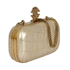 ROBERTO CAVALLI LEOPARD PRINT “RC” LOGO SLING BAG
