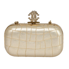 ROBERTO CAVALLI LEOPARD PRINT “RC” LOGO SLING BAG
