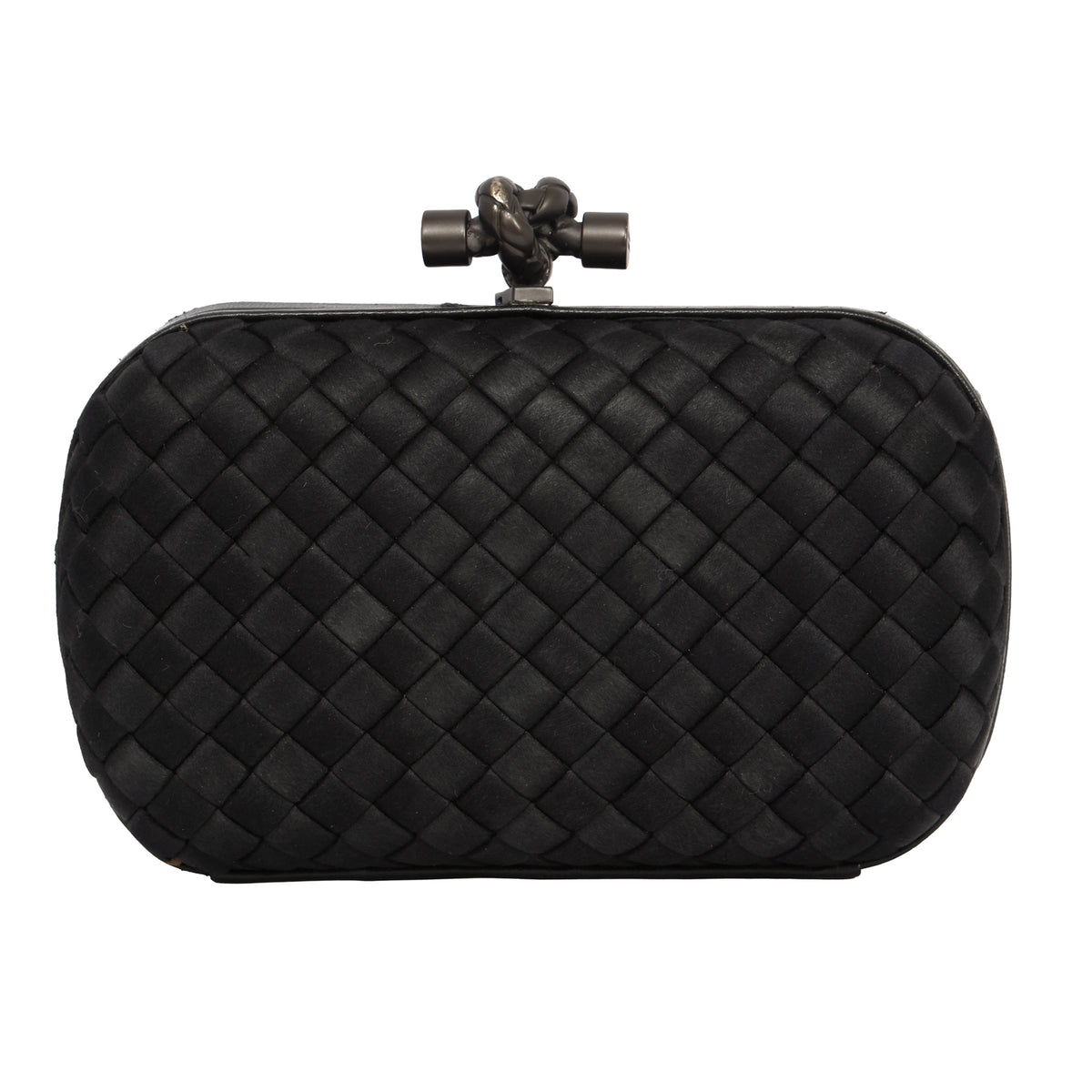BOTTEGA VENETA INTRECCIATO WOVEN KNOT CLUTCH