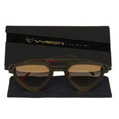 VYSEN ENZO EZ5 GEOMETRIC METAL FRAME SUNGLASSES