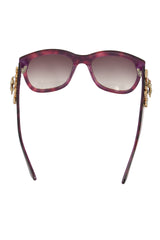 Dolce And Gabbana Floral Embellishment Sunglasses