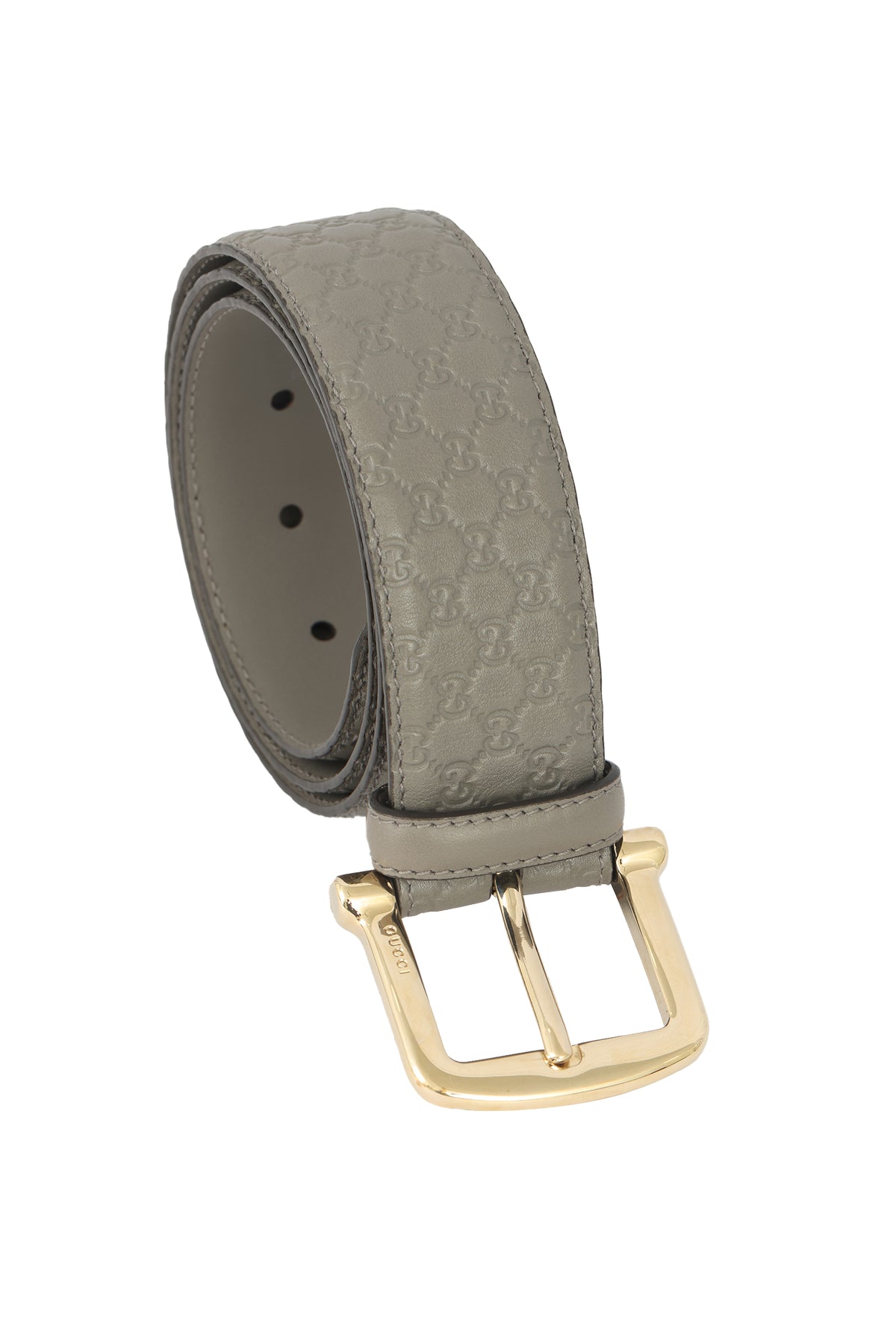 Gucci Size: 85cm/ 34inches Micro Guccissima Embossed  Leather Belt