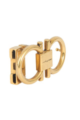 Salvatore Ferragamo Gancini Reversible Gold Polish Buckle