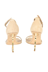 Saint Laurent Size Eu – 35.5 Opyum Suede Sandals