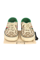 Gucci Size Eu -37 Tennis 1997 Monogram Canvas Sneaker