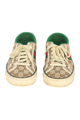 Gucci Size Eu -37 Tennis 1997 Monogram Canvas Sneaker