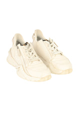 Fendi Size Eu-38 Flow White Sneakers