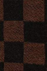 Fendi Zucca  Brown Wool Muffler