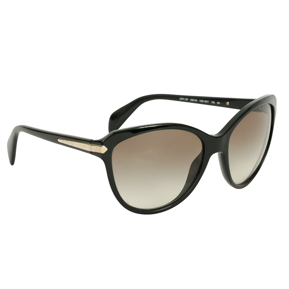 PRADA BLACK CAT EYE SUNGLASSES 